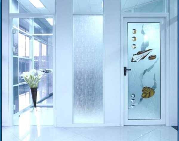 噴砂刻花玻璃隔斷 噴砂刻花玻璃隔斷